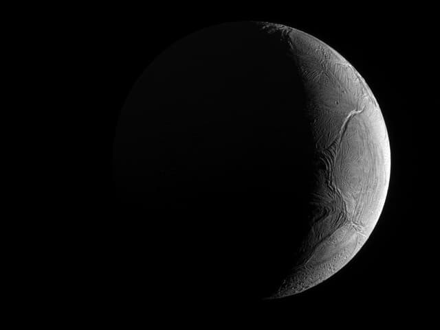 Crescent Enceladus