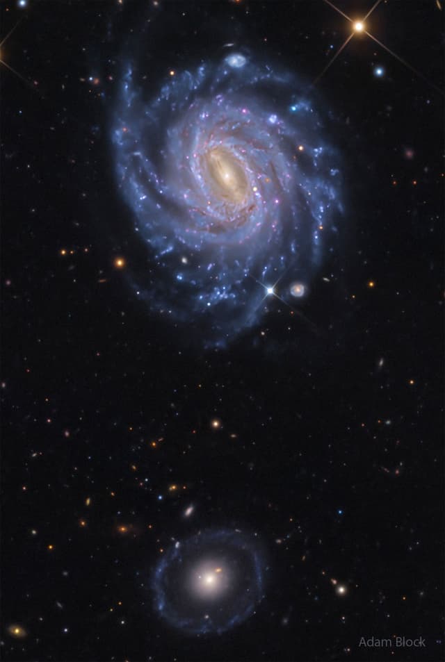 NGC 3660 and Burçin's Galaxy